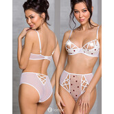 2-delige witte lingerie set Lovelia set van Passion