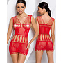 Rood mesh jurkje Nova van Passion