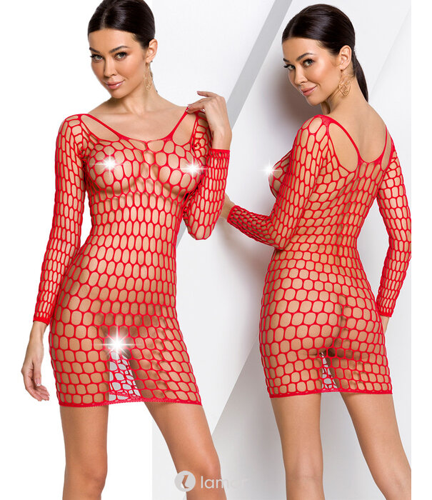 * PASSION Rood mesh jurkje PA-BS093 van Passion