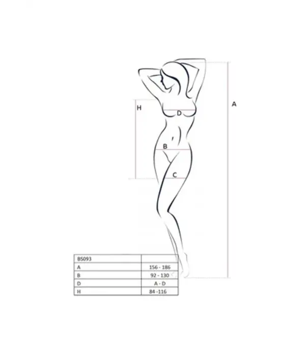 * PASSION Rood mesh jurkje PA-BS093 van Passion