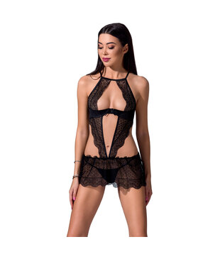 Zwarte chemise Yona