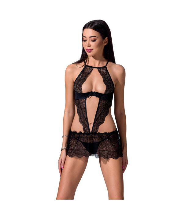 * PASSION Chemise Yona in tule met kant van het merk Passion