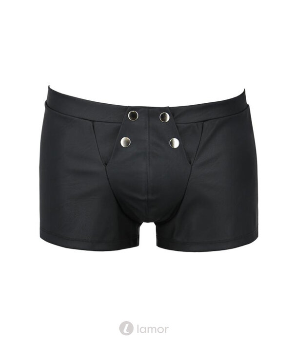 * PASSION MENSWEAR Sexy heren short met drukkers aan voorzijde van Passion Menswear