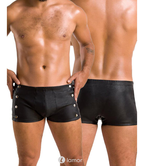 * PASSION MENSWEAR Sexy heren short met drukkers aan zijkant van Passion Menswear