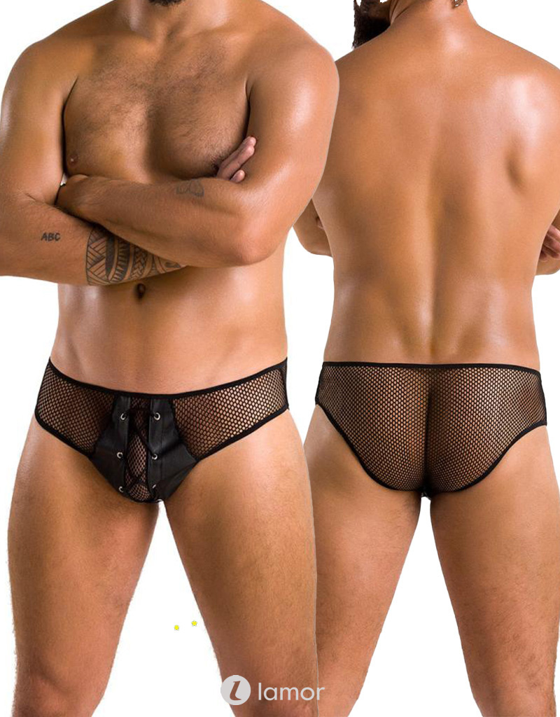 * PASSION MENSWEAR Zwarte Heren slip, PA035 afbeelding
