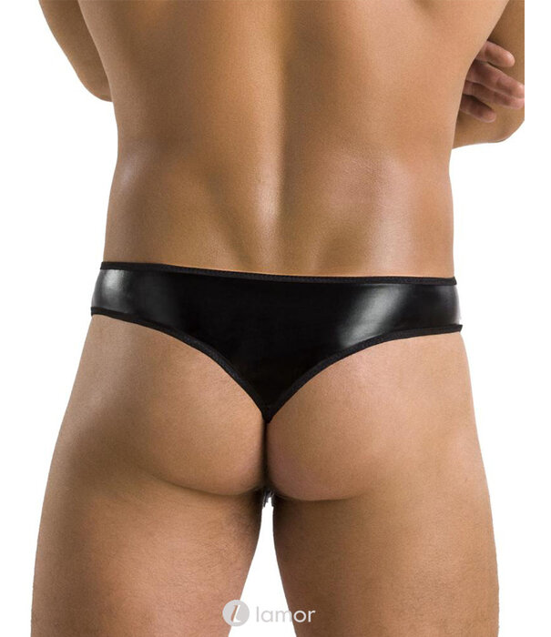 * PASSION MENSWEAR Sexy heren string van wetlook materiaal  van Passion Menswear