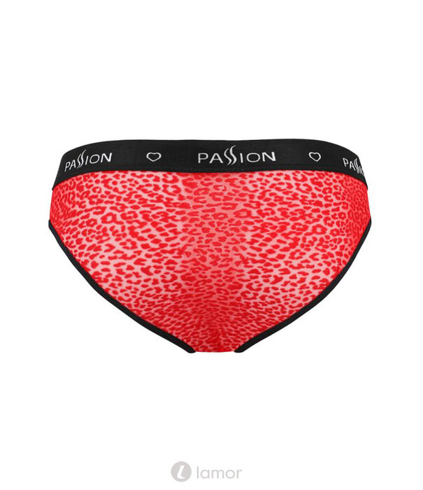 * PASSION MENSWEAR Sexy heren slip van Mesh materiaal met fluwelen print van Passion Menswear