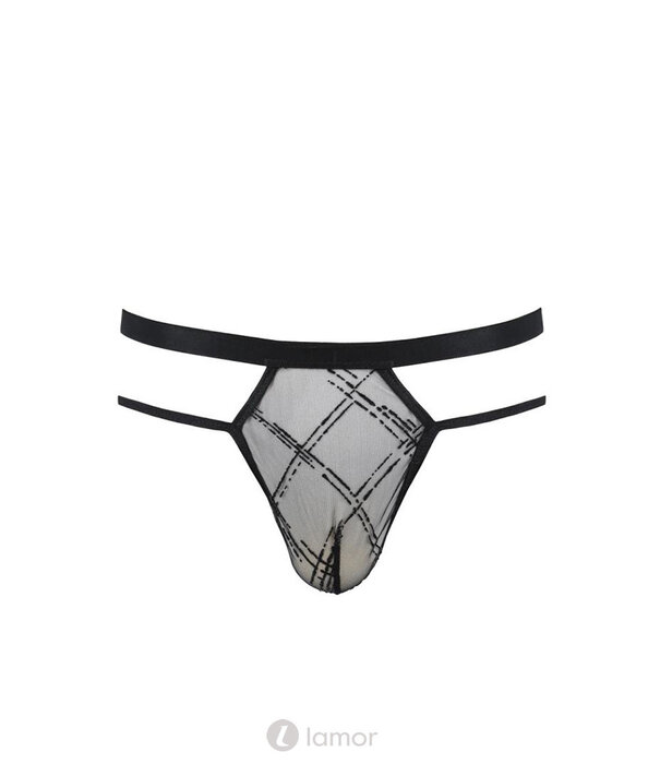 * PASSION MENSWEAR Sexy heren string van mesh materiaal  van Passion Menswear
