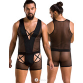 Sexy heren tule set short & shirt van Passion Menswear