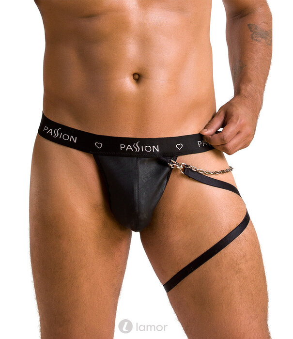 * PASSION MENSWEAR Sexy heren string met been harnas van Passion Menswear