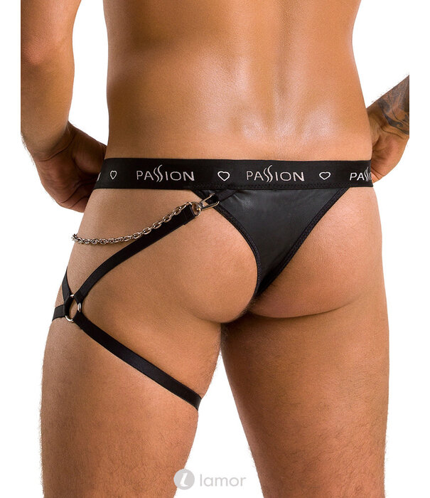 * PASSION MENSWEAR Sexy heren string met been harnas van Passion Menswear