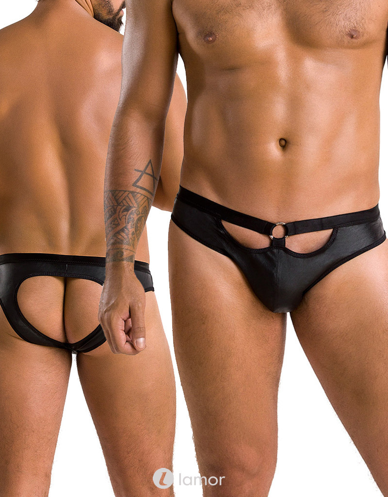 * PASSION MENSWEAR Zwarte Jockstrap slip, PA041 afbeelding