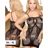 Spannend zwart netjurkje  Above & Beyond van Penthouse