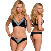 Dagia2-delige set in zwart en blauw van Casmir
