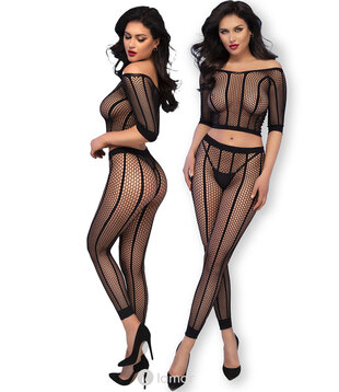 Zwarte Top & Legging, CR4647