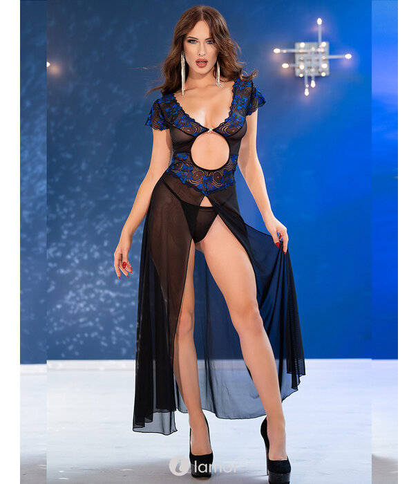 * CHILIROSE Sexy Neglige van kant en transparante stof van Chilirose -