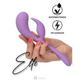Rabbit Vibrator Elle - Dual Flicker by CalExotics