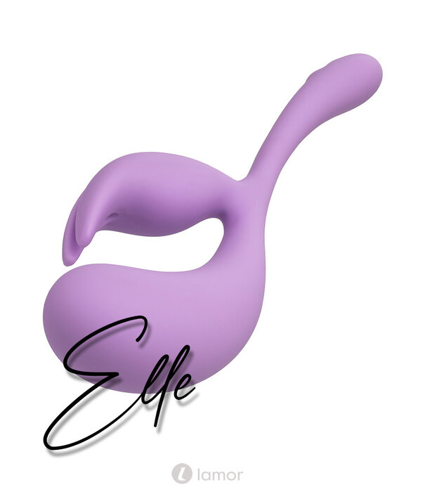 * CALEXOTICS Rabbit Vibrator Elle - Dual Flicker by CalExotics