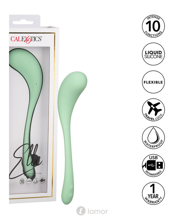 * CALEXOTICS Vibrator Elle - Liquid Silicone Wand by CalExotics