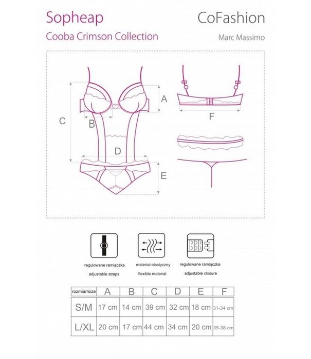 * COFASHION Zwarte kanten body Sopheap van Cofashion