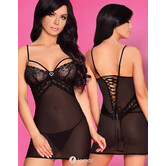 Zwarte chemise Eiram van Cofashion
