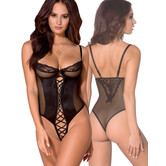 Sensuele body Melek van delicate tule