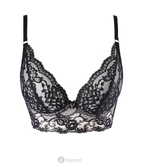 * AXAMI Sexy zwarte bustier Laura