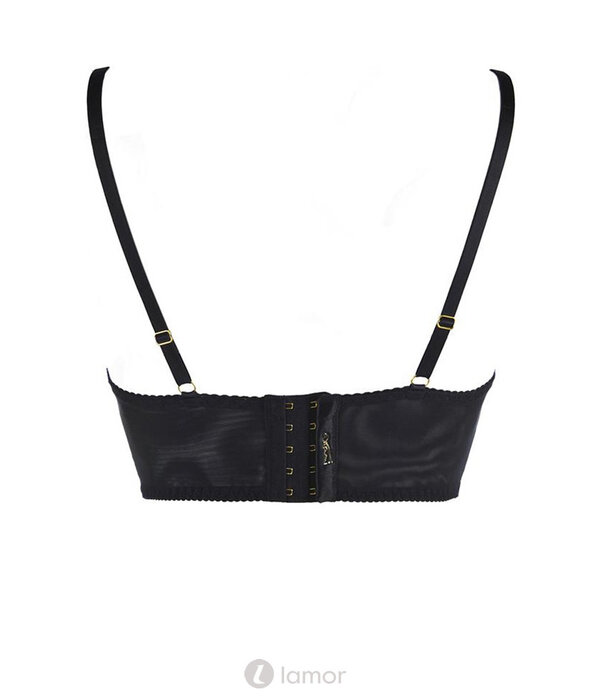 * AXAMI Sexy zwarte bustier Laura