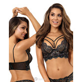 Sexy zwarte bustier Nimra