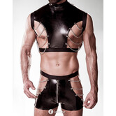 2-delige lederlook Heren set -GVH20057 van het merk GreyVelvet