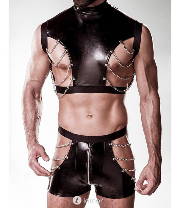 * GREY VELVET 2-delige lederlook Heren set -GVH20057 van het merk GreyVelvet