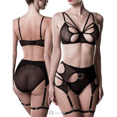 2-delig jarretel beha set van Grey Velvet