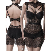Zwart kanten Neglige van Grey Velvet