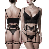 3-delige Jarretel set van Grey Velvet