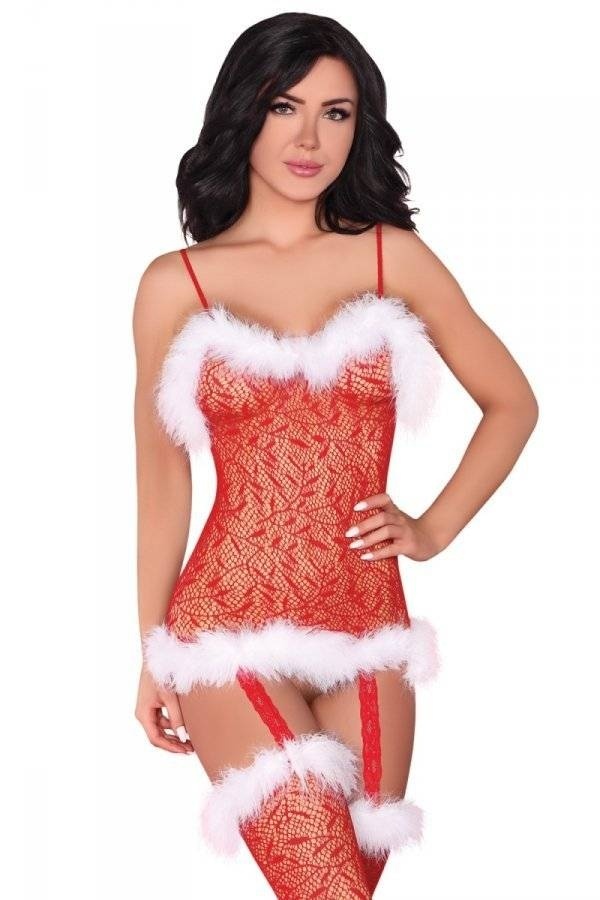 * LIVCO CORSETTI Bodystocking Catriona Christmas afbeelding