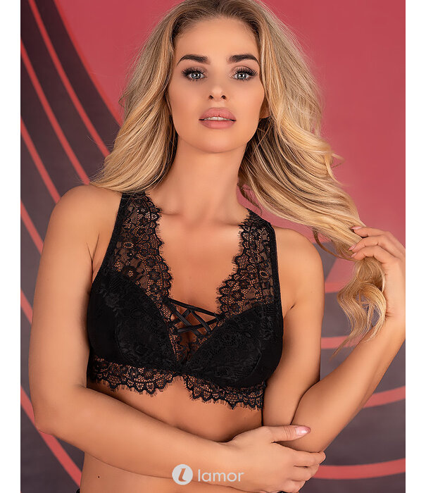 * LIVCO CORSETTI Verleidelijke zwarte beha top Danaramis  van livco Corsetti