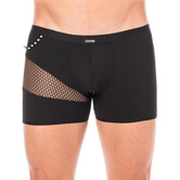 Heren boxer met een mesh deel en elastische zwarte stof van het merk Look Me