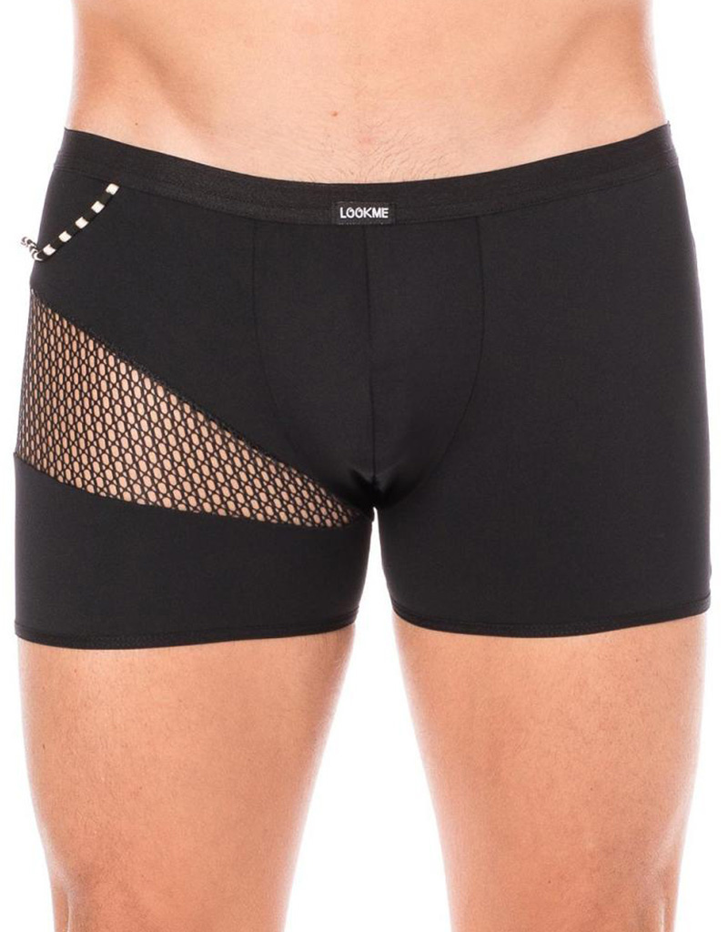 * LOOK ME Heren boxer met mesh deel (S) afbeelding