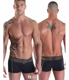 Heren boxer met witte bies