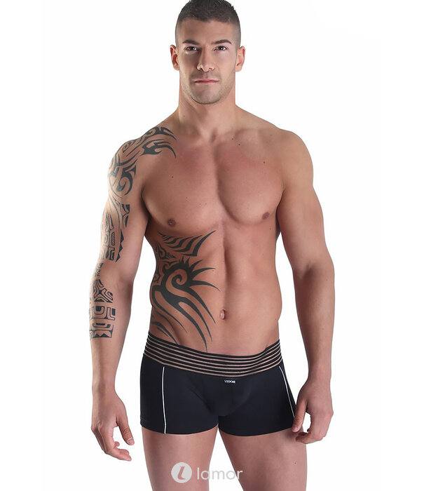 * LOOK ME  Heren boxer met witte bies  van  het merk Look Me