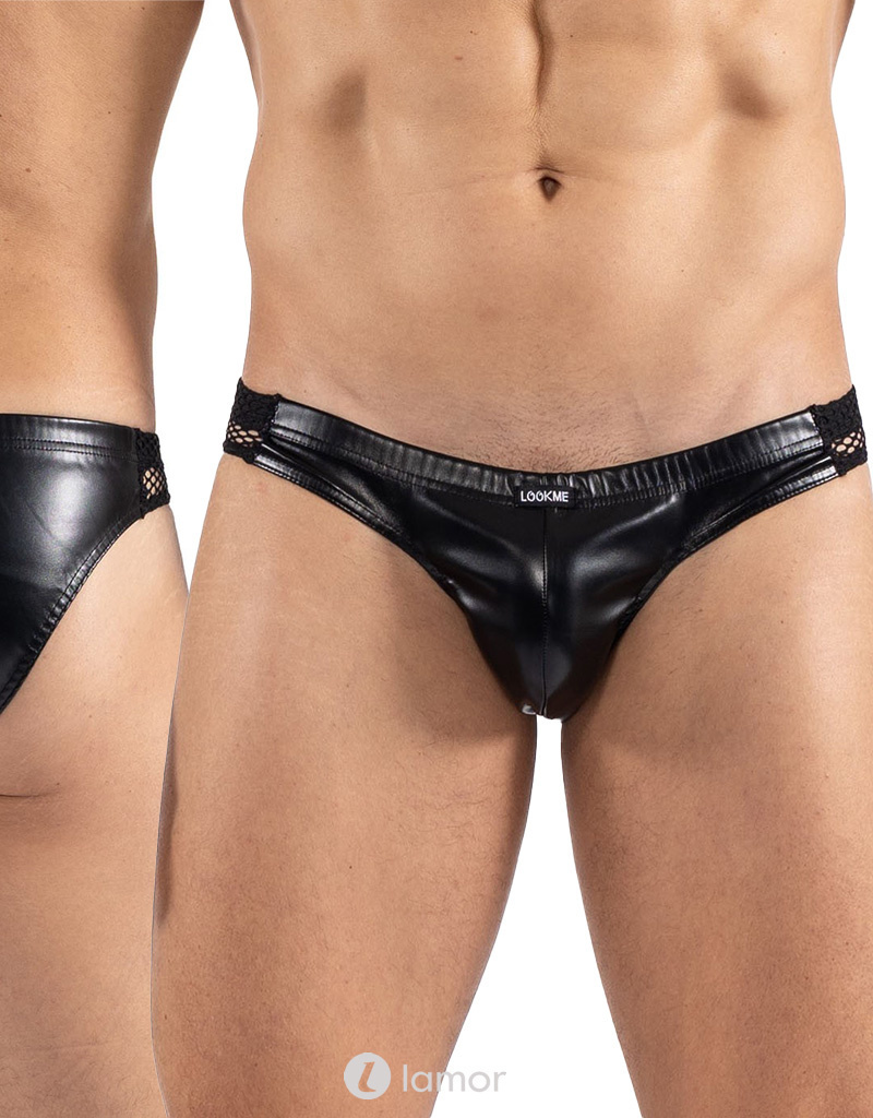 * LOOK ME Lederlook heren slip, LM2401-61 afbeelding