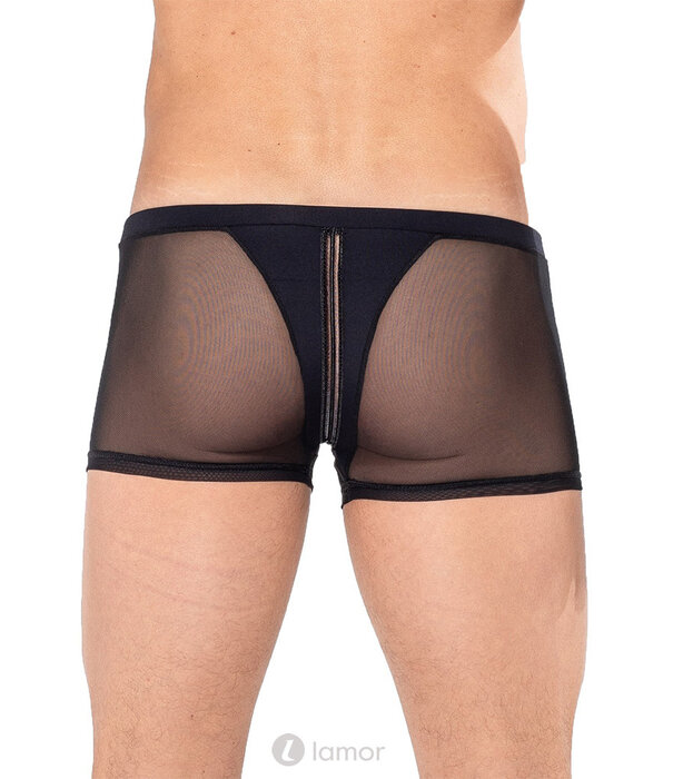 * LOOK ME Boxershort gemaakt van een mix van ondoorzichtige stof en fijn mesh-materiaal van het merk Look Me