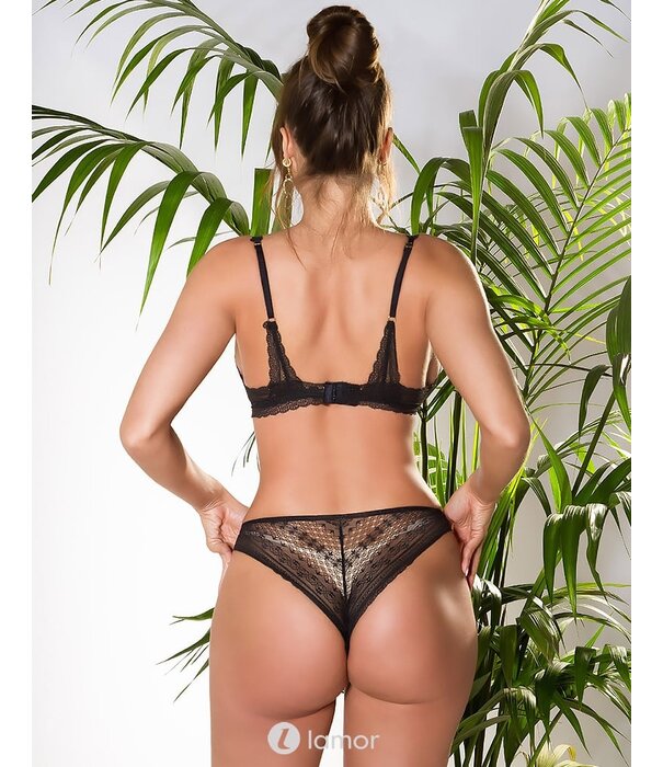 * KOUCLA Sexy zwart 2- delig lingerie setje  IS7661-B