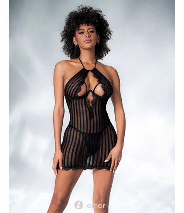 Mapalé Verleidelijke zwarte babydoll van het merk Mapale