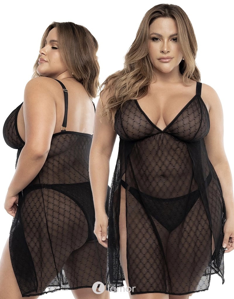 Mapalé Zwarte babydoll ,MP267646 afbeelding