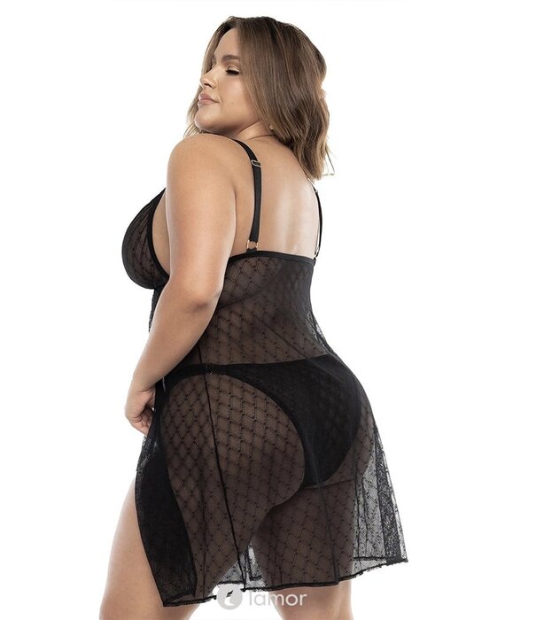 Mapalé Verleidelijke zwarte babydoll van het merk Mapale