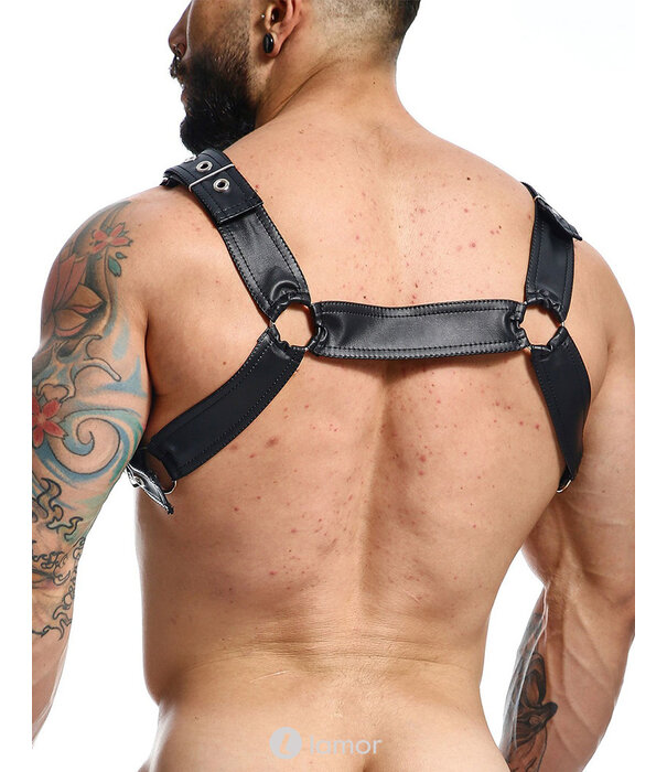 * MOB Eroticwear Sexy heren DNGEON Cross Chain Harness
