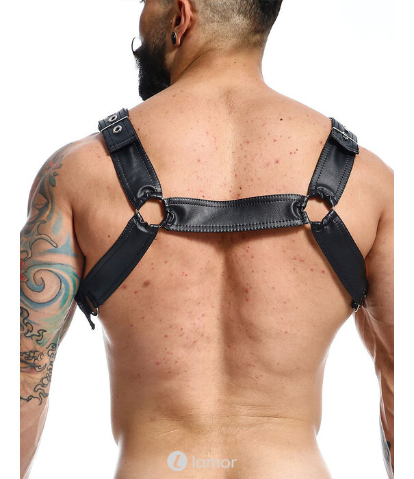 * MOB Eroticwear Sexy heren DNGEON Cross Chain Harness