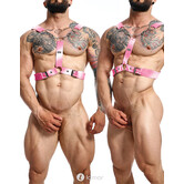 Sexy heren DNGEON Y Cross Chain Harness