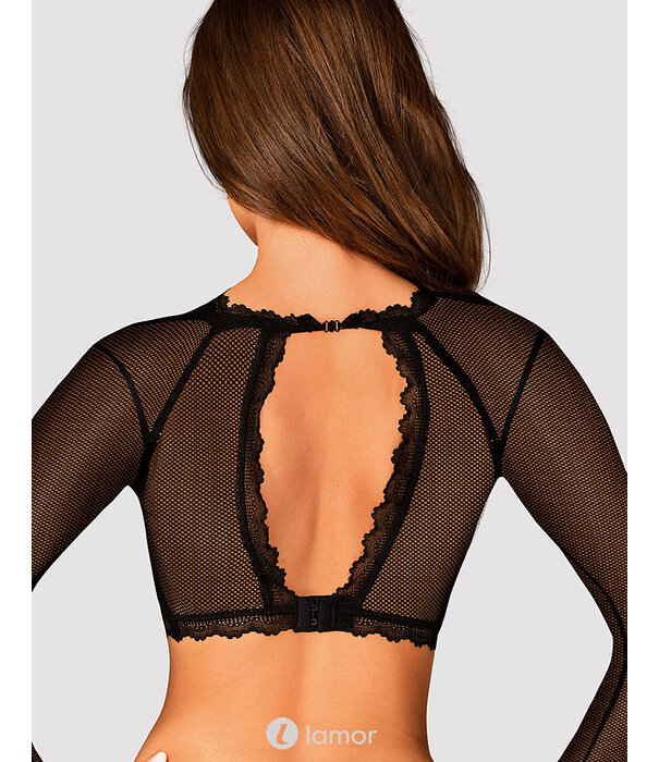 * OBSESSIVE Sexy zwarte Top Mibelia van Obsessive